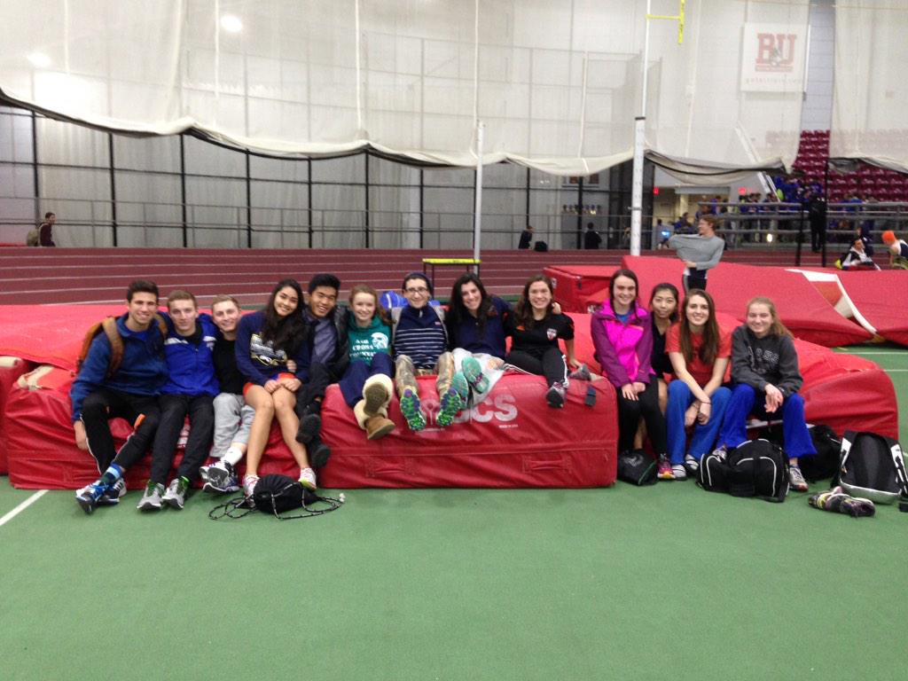 Seniors last meet at BU! #bighappyfamily