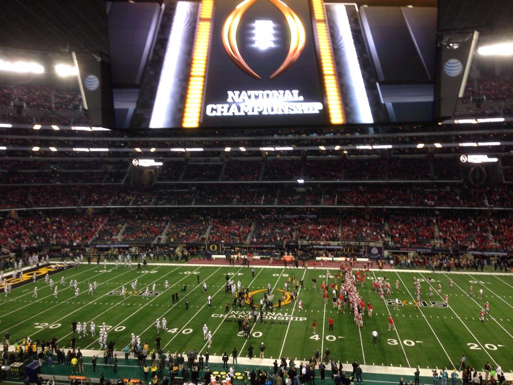 I'll be live-Tweeting the whole game. #NationalChampionship #OREvsOSU #notreally