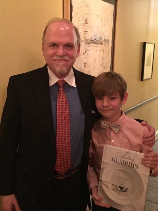 feedingmemphis's tweet photo. @LoganJrChef and Our author Michael Glasgow at @SweetGrassMem dinner tonight #dinelocalgivelocal http://t.co/RCUiIHSm0D