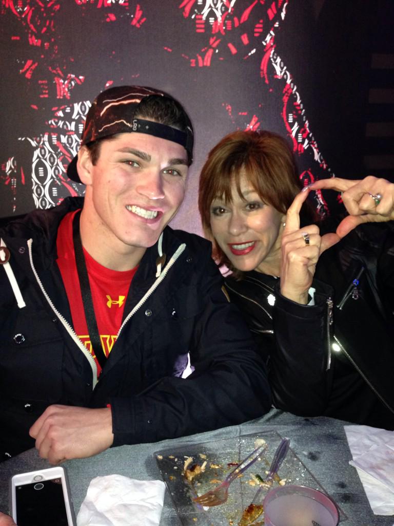 KleinbergerJane's tweet photo. #cfbplayoff #ouvsosu good times.  College athletics rocks! @tee_killah http://t.co/HBvSiZVrVu