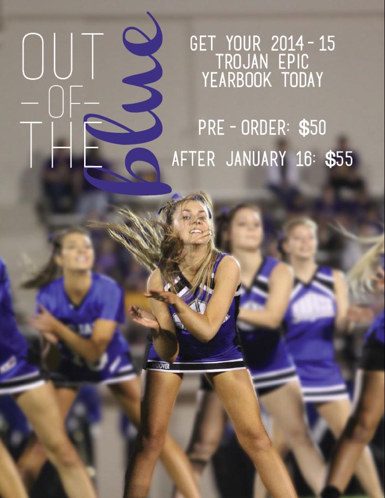 AhsEpic's tweet photo. 💥ATTENTION💥
this is the last week to buy your yearbook for $5 off! turn in $50 by Friday to room 112! #OutofTheBlue http://t.co/x009HtY0vE