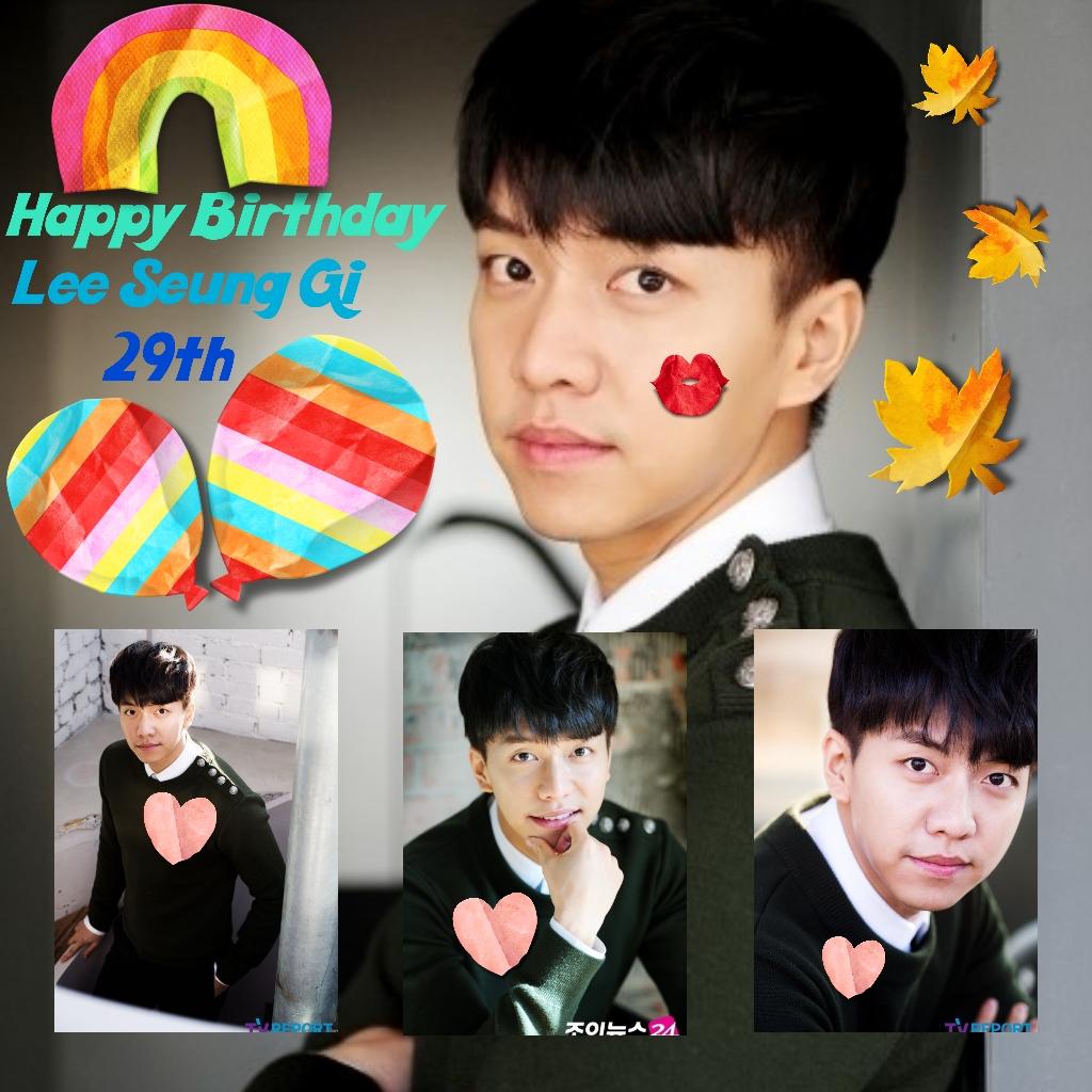 HAPPY BIRTHDAY LEE SEUNG GI
 hope your movie big hit & hope your healty and happiness  