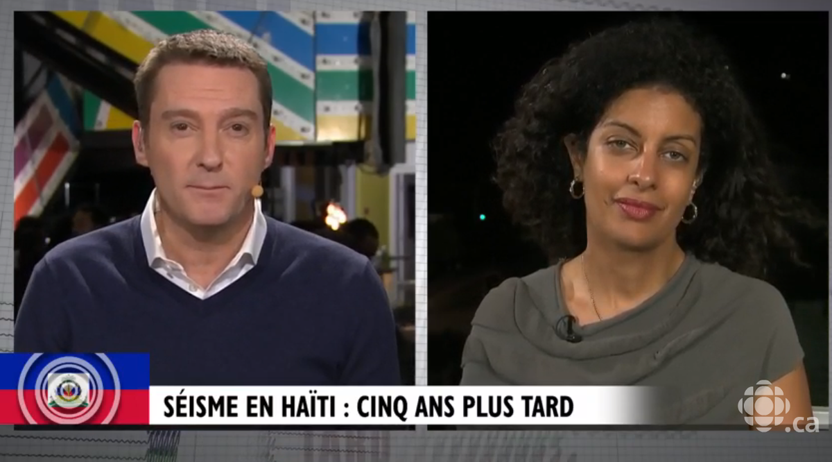 GrandMTL's tweet photo. Patrice Roy parle avec Dominique Anglade, cofondatrice de Kanpe et PDG de @MTLINTL http://t.co/q5FR0G9Y7K #AyitiLa http://t.co/LSHxP4TcV4