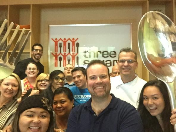 JasonSmith_BBNV's tweet photo. The Best Buddies team has the pleasure of visiting the stellar Three Square organization! #ThreeSquare #BestBuddies http://t.co/6YgXuksJ8E
