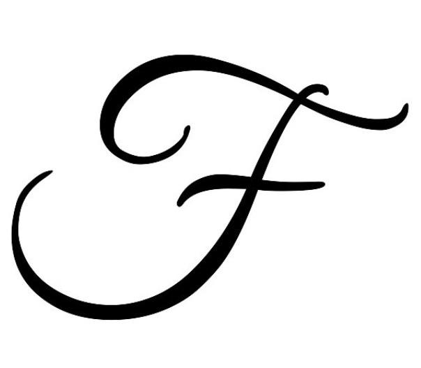 Uppercase Cursive F 1