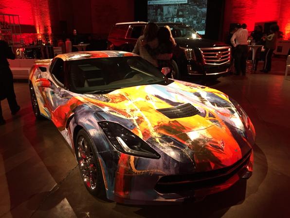 MotorHeadMama's tweet photo. Da 'Vette #DesignByDetroit @NAIASDetroit http://t.co/ffbt6hQh0G