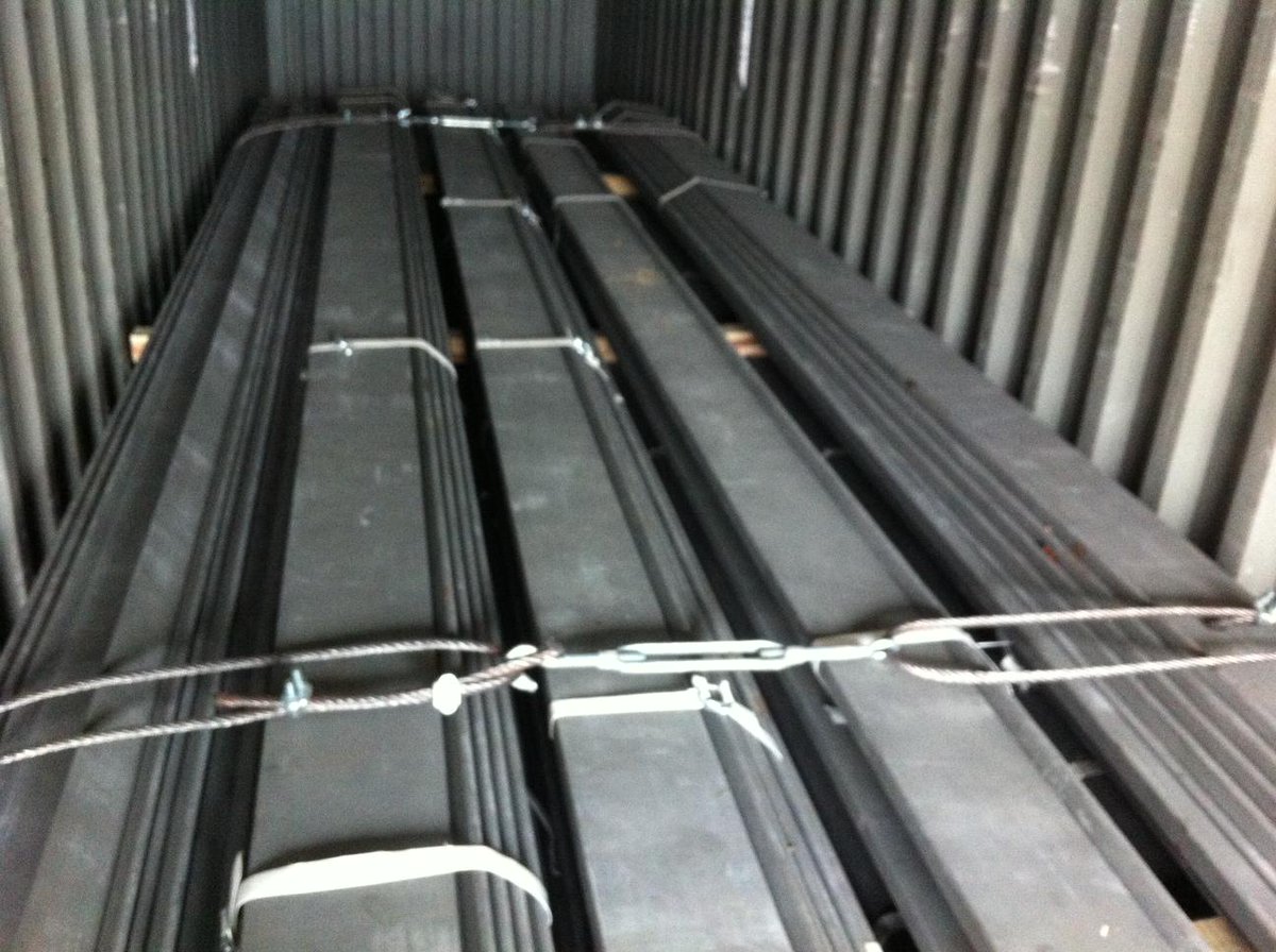 we have loaded more than 20containers of bulb flats in December, 2014  for our customers to build several new ships.