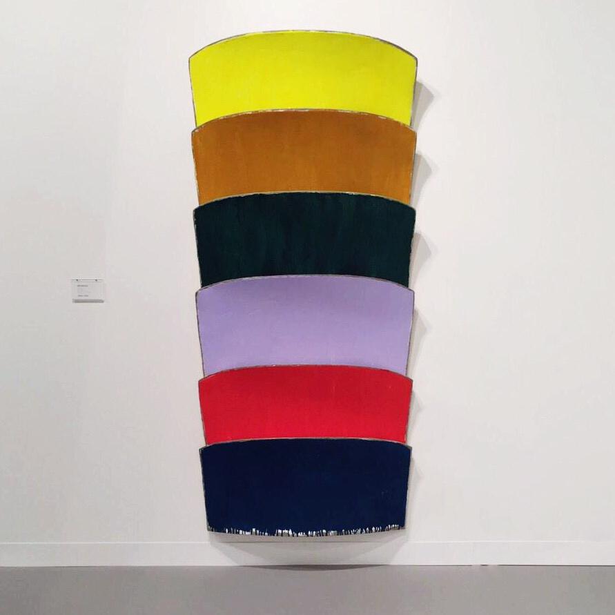 ArtBasel's tweet photo. Ron Gorchov, 'Formalhaut', 2014 at @cheimread #ABMBgalleries #ArtBasel http://t.co/KbhF15ntTi
