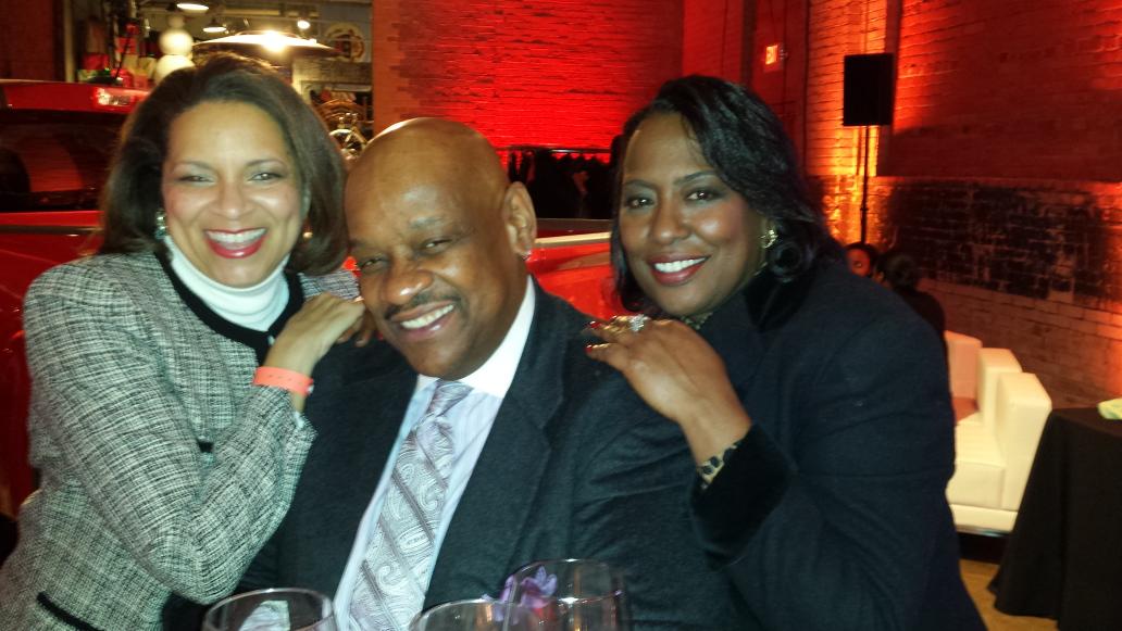 Newsgirl84's tweet photo. Partying with #GM #DesignbyDetroit #NAIAS @VickiethomasWWJ #Detroit @thesocial_d http://t.co/OfMAnyOBSd