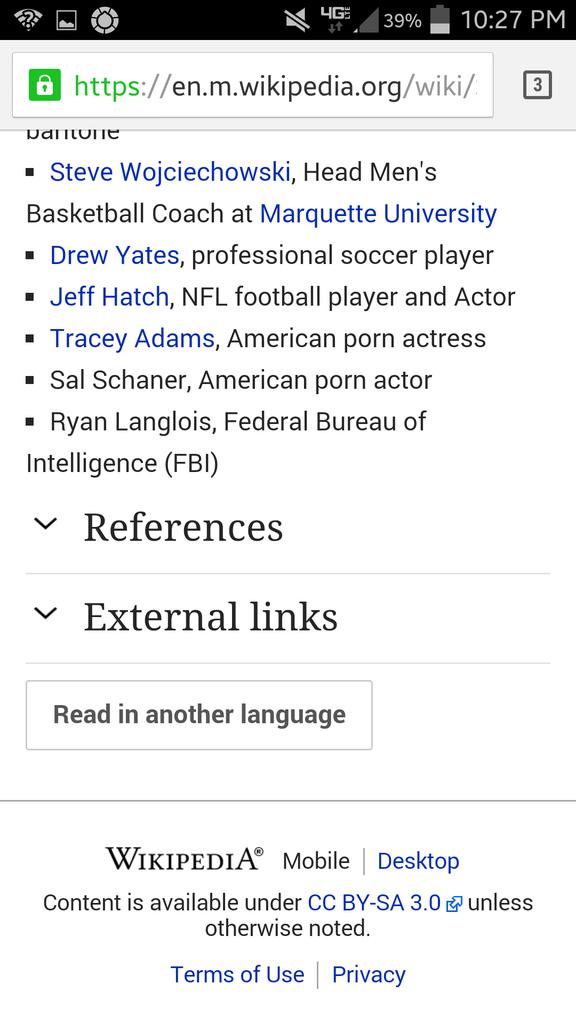 DurtyBert's tweet photo. Looking for notable people from SP on Wikipedia. What the hell hahaha http://t.co/FULTKETJh2