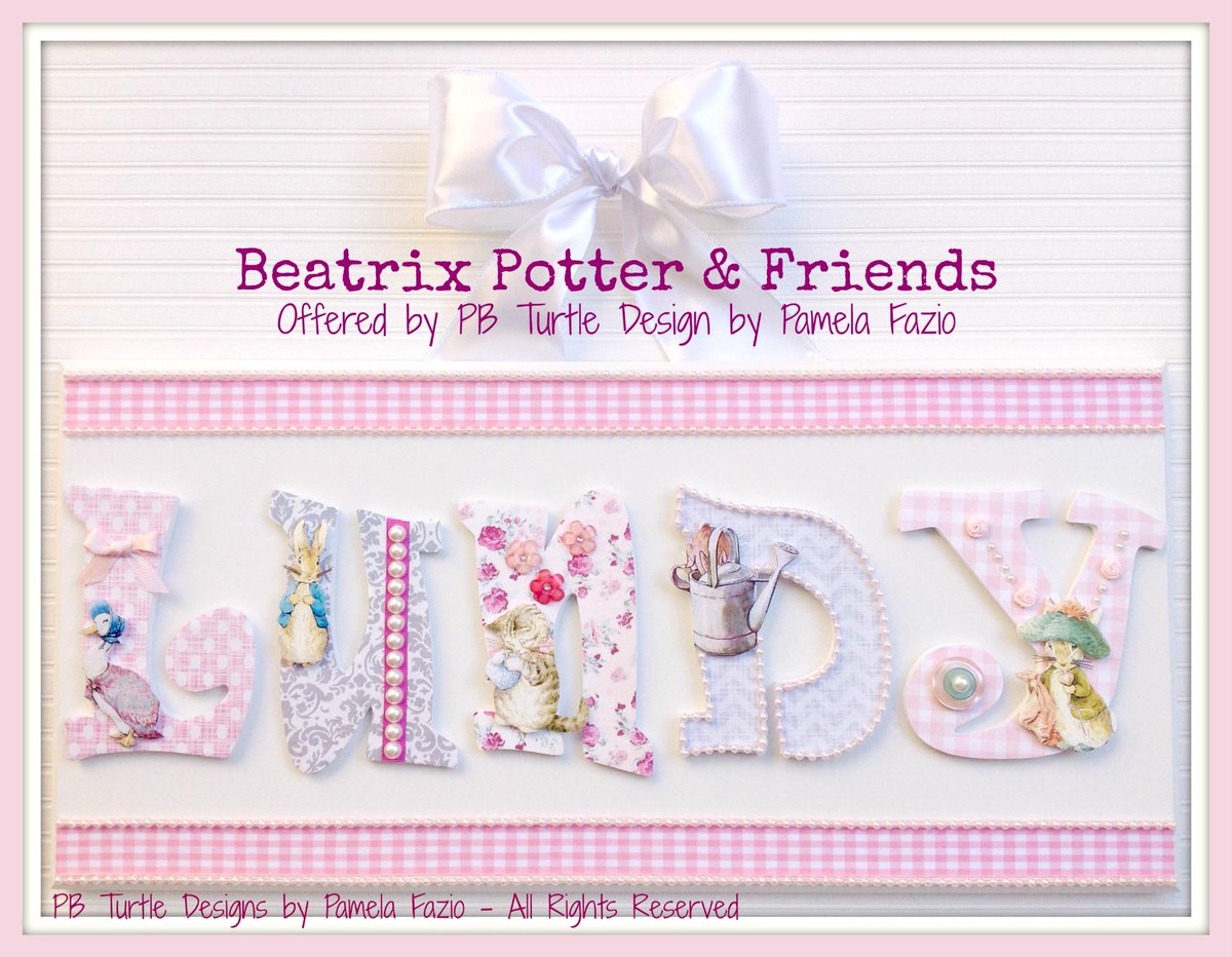 pb_turtle's tweet image. First Post on Twitter for PB Turtle Designs by Pamela Fazio - Custom, Personalized name plaques for children.