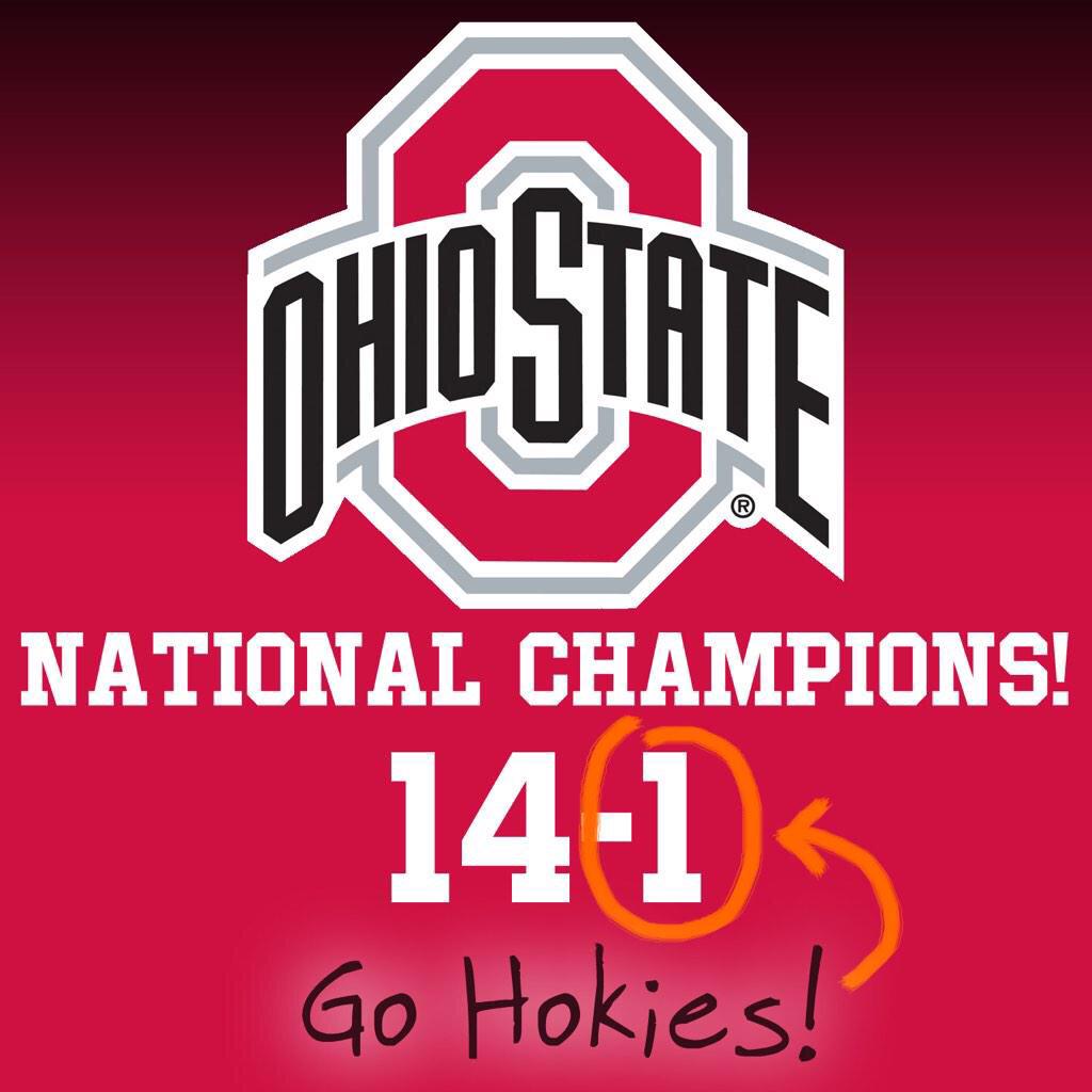 VTStudents's tweet photo. HOKIES! http://t.co/8wKseDiAcg