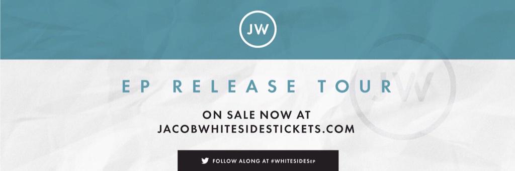 Hi this account is to keep you updated for jacob'a ep release tour! #WHITESIDESep