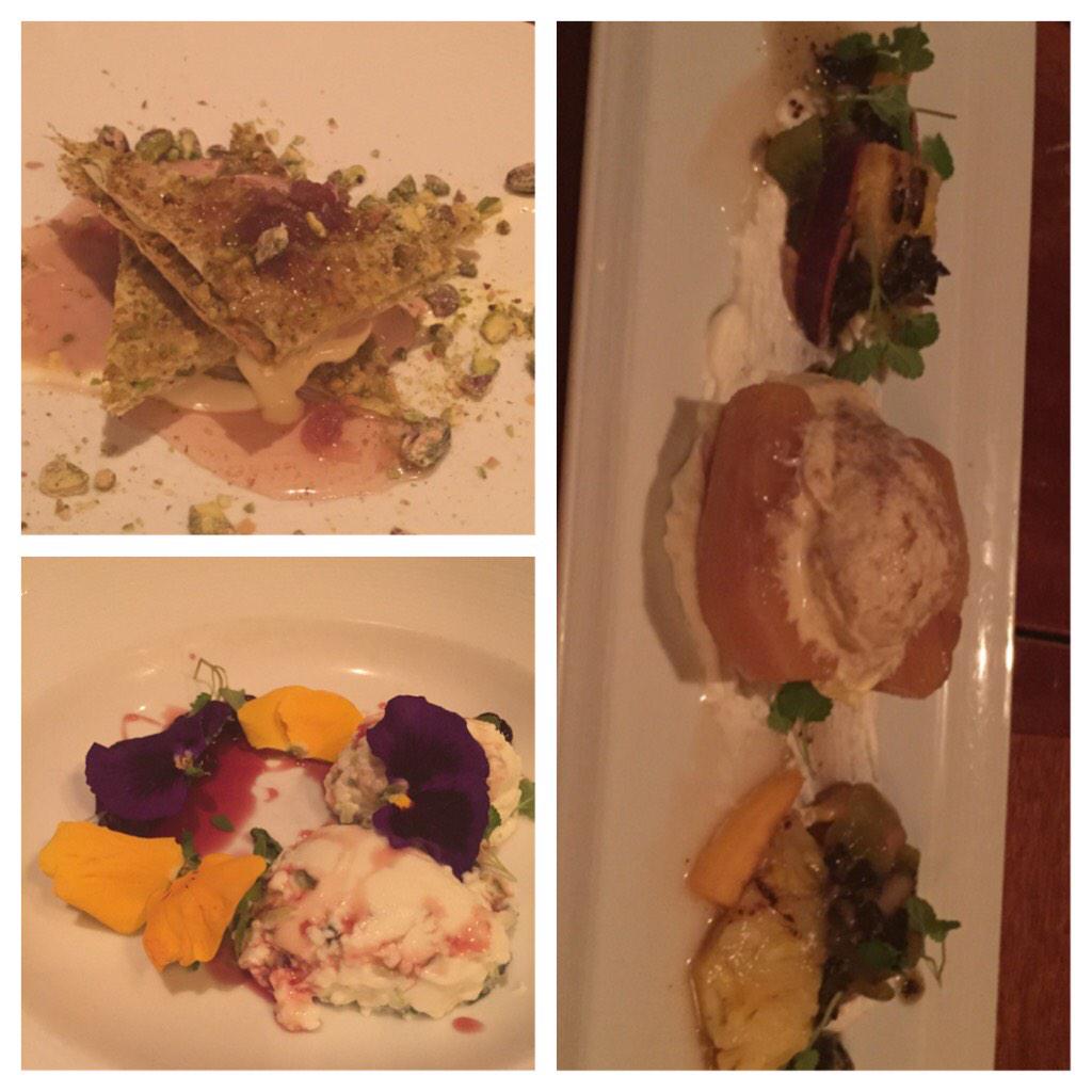 Lilypad120's tweet photo. Ok.. We ordered! #bestdessertever #dessert #quince #persianbaklava #saffron #cardamom #sadaf  #pistachios @FlyTrapSF http://t.co/iBknYR4OZD
