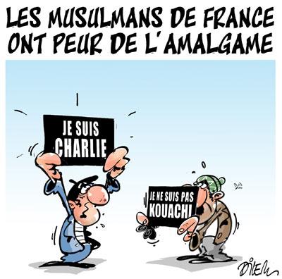 MsieurLapique's tweet photo. #JeSuisCharlie - Les musulmans de France ont peur de l'amalgame : http://t.co/xFjnDFb38m