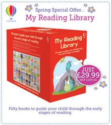 #Usborne My #Reading #Library #reduced from £199 to £29.99 for 50 #books just 60p a #book. facebook.com/AnnaHurstbooks