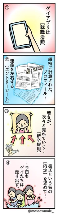 ゲイ漫画138【ゲイアプリは就職活動】 