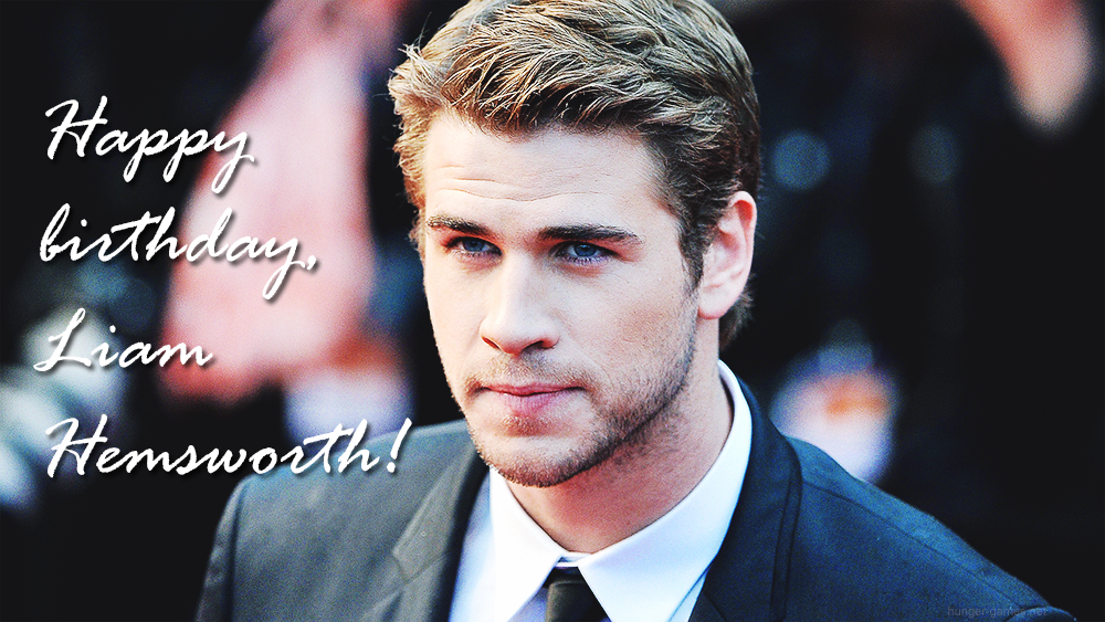 Happy birthday, Liam Hemsworth!:  