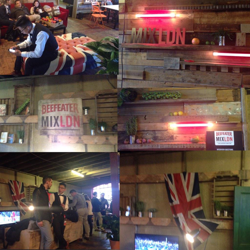 Estamos a punto de empezar a concursar en la final de MIXLDN. Por el momento disfrutando de la zona relax. Suerte!