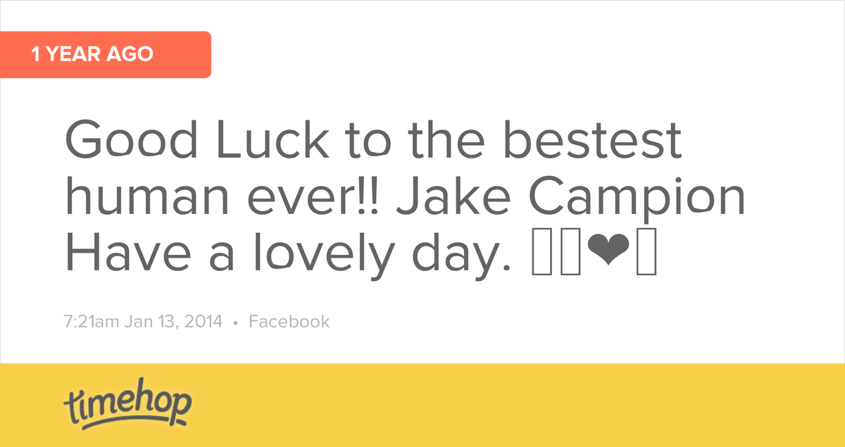 cherryannie's tweet photo. Exactly 1 year ago today! (via @timehop) http://t.co/P53IZHztCZ http://t.co/PahuRe8wav