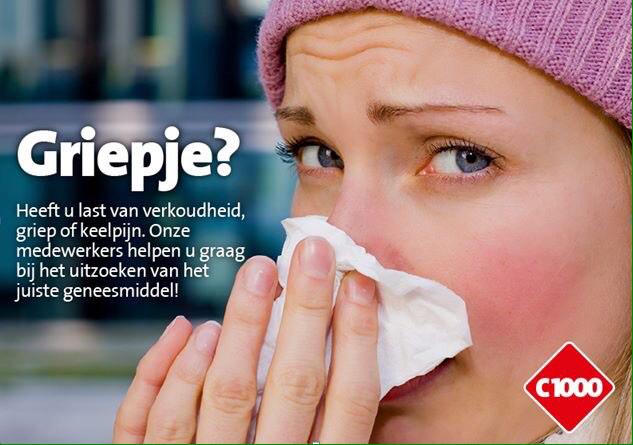 Onze medewerkers staan voor u klaar! #griepje