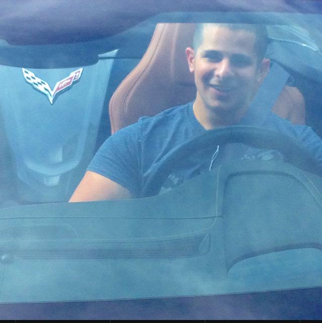 JoshEstrin's tweet photo. @chevrolet  @GM_Diversity thanks 4 making me the cool #lgbt stepdad #Stingray  #OUTwithChevy xo @JoshEstrin http://t.co/KWDPUCrxIe