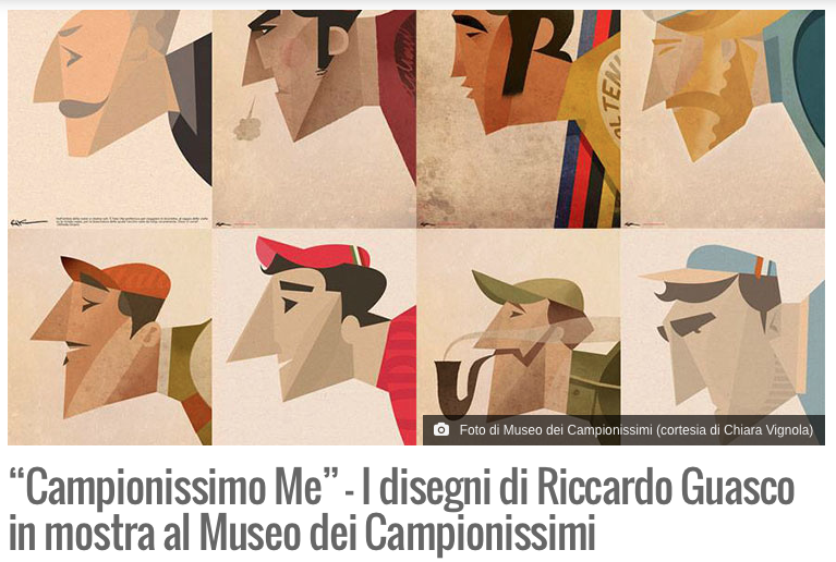 BiciLive's tweet photo. I disegni di #RiccardoGuasco in mostra al #MuseodeiCampionissimi
http://t.co/CpQ9JZWh80
#bdc #ciclismo #bicistrada http://t.co/feKfoZW63a