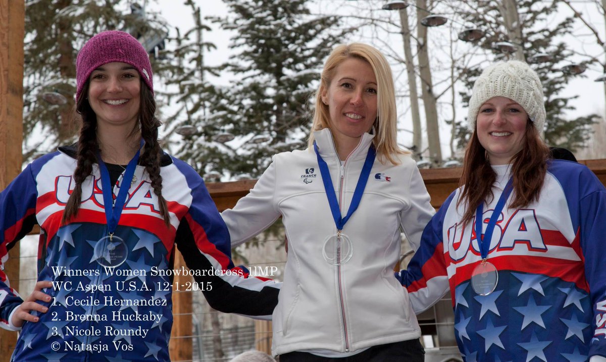 CoeurHandisport's tweet photo. #SnowboardCross 1ère victoire 2015 pour @CECILEHC à Aspen aux Etats-Unis !!! BRAVO !!! #Snowboard #Handisport http://t.co/uigSpNM7Y2