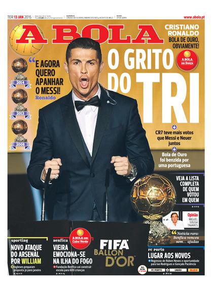 “<a href="/RM4Arab/">شبكة RM4Arab</a>: غلاف أبولا:
الصرخة الثالثة.
كريستيانو رونالدو يفوز بالكرة الذهبية.
#RM4A ”