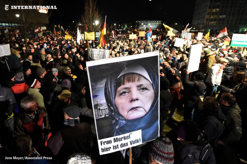 An anti-immigration rally in Germany has spurred counterdemonstrations. nyti.ms/14PrL5n