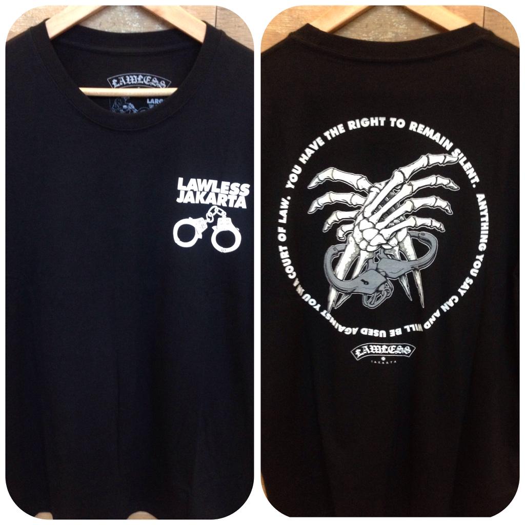 Ts Lawless - Handcuffs | S M L XL | IDR 145.000 | More info &amp; order : 088210062199 |