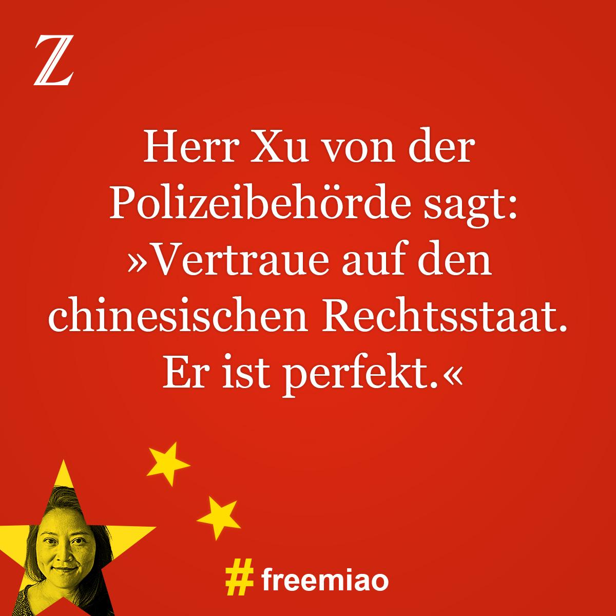 zeitonline's tweet photo. Die chinesische @DIEZEIT-Assistentin ist in Haft. Hier machen wir ihr Schicksal publik: http://t.co/rTwTxcQtpz http://t.co/gvFyV0waU6