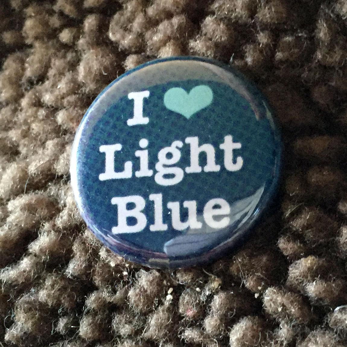 LightBlueTweets's tweet image. New badges for the Light Blue stand at @thesocieties convention - come and say hello (stand K8/9)! HS
