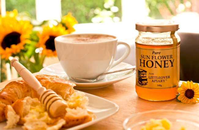 _Littleover's tweet photo. @Agirlhastoeat Here's a ray of sunshine with our Sunflower Honey as a thanks for the follow :) http://t.co/BaQfw55H7i