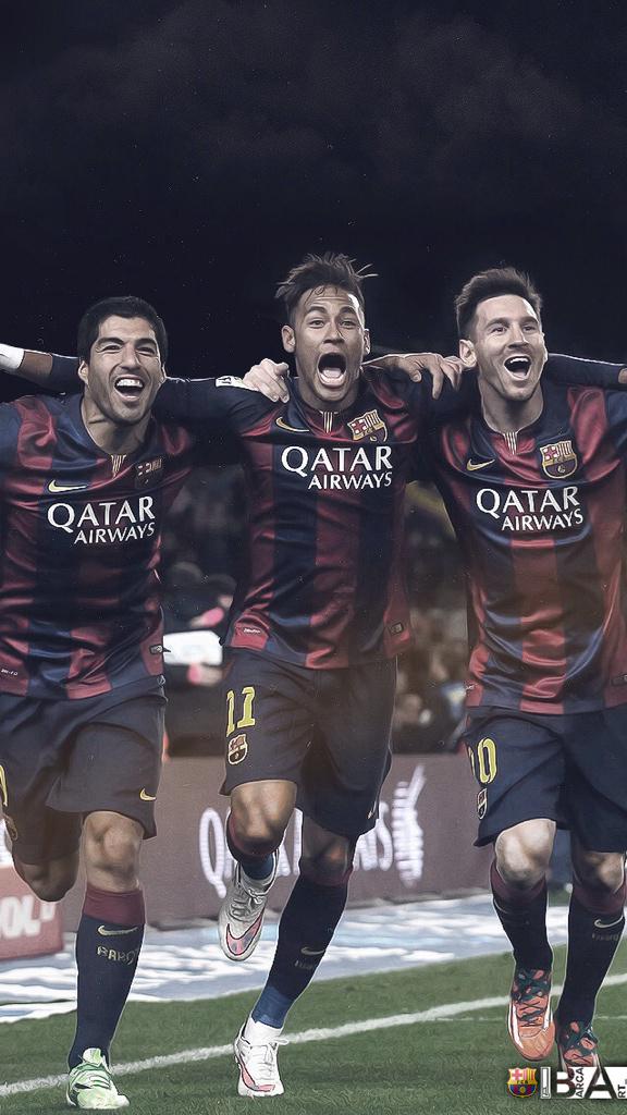 Barca Art We Are Blessed Messi Neymar Suarez Iphone Wallpaper Hq Http T Co 55plif8cez Http T Co Z1iorwvurj Twitter