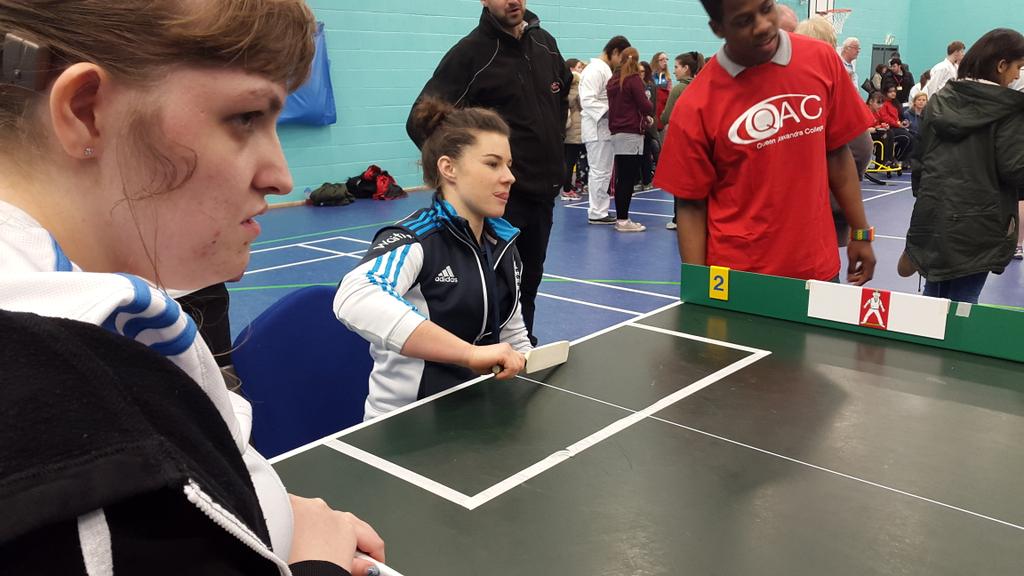 Tammy_Beaumont's tweet photo. It was an honour to open @QAC_Official 's sports centre, even got to have a go at table cricket! #needpractise http://t.co/CbsKoAh0Xp