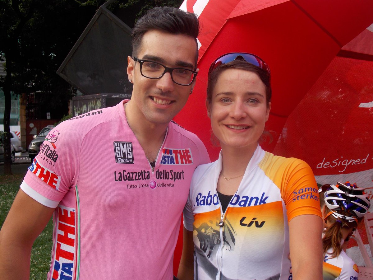 FuscoAle's tweet photo. @marianne_vos Hello Marianne, you are a person and a fantastic sport!
Here is the start of the TOUR OF ITALY CASERTA, http://t.co/mvfyP7X7cP