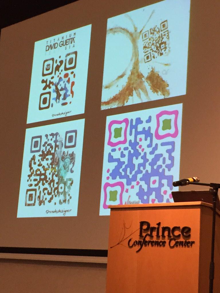 ryantraver's tweet image. QR don&apos;t have to be boring... #AMAWM #sappi