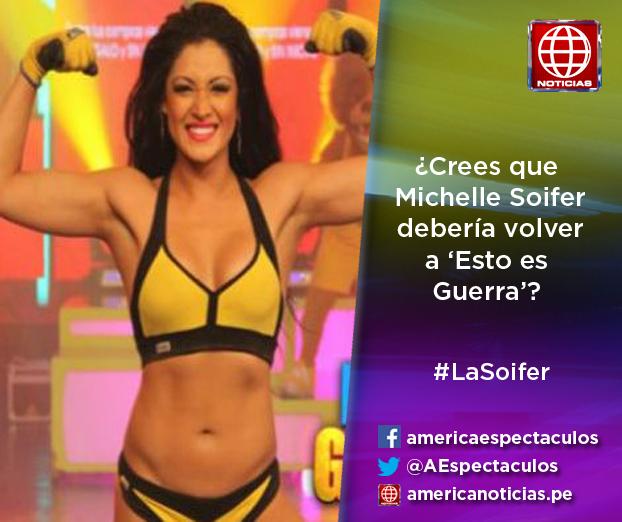 America Espectaculos Sur Twitter Amistad Crees Que Michelle Soifer Deberia Regresar A Esto Es Guerra Responde Con El Hashtag Lasoifer Http T Co Fohnnond82