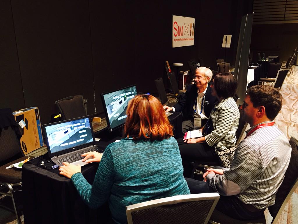 EdSims5's tweet image. Vcom3D demoing STAT! ICU at #IMSH 2015! @Vcom3D Amazing critical care nursing game