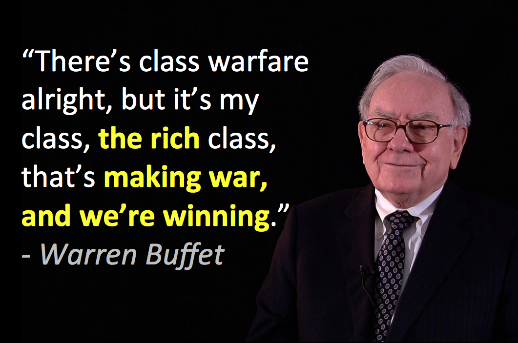 Image result for buffett class war