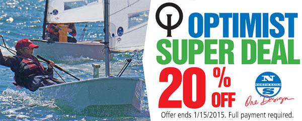 NorthSails's tweet image. Optimist Super 20% OFF Deal ends this week! Valid in North America only. To order go to goo.gl/ZUUs7G