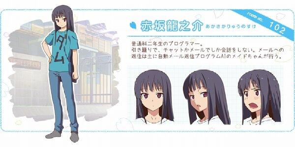 さくら荘のペットな彼女セリフ集 赤坂龍之介様は一見髪が長く女性のような容姿ですが 高校生ながら既に企業と契約をしている天才少年アニメでは９話 秋の嵐がやってきた から正式に登場しました 女性嫌いで特にリタが苦手リタがイギリスに帰るさいには唇