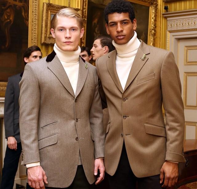 JermynStreetJnl's tweet photo. Fantastic display from @SavileRowCollec @Woolmark @11savilerow at #lcm #TheEnglishGentleman #savilerow @BFC @SammyAki http://t.co/VvSJVFklHv