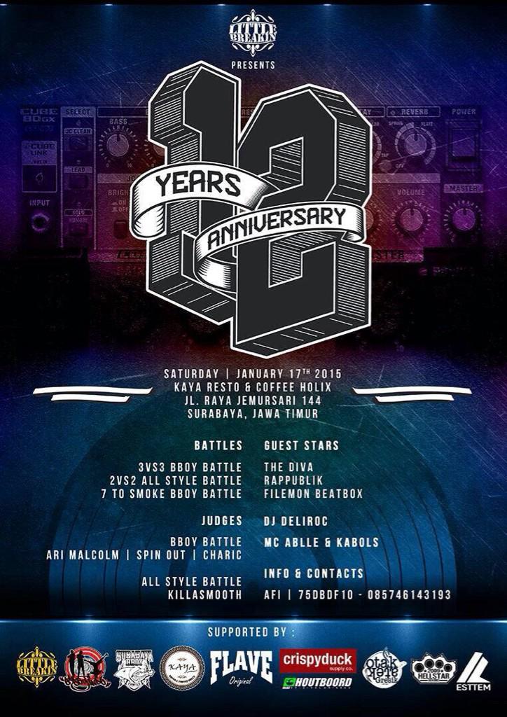 eltikei_'s tweet photo. @RAPPUBLIKHIPHOP will perform at 12th anniversary of little breakin... Don't miss it!! http://t.co/q2U1KPCBsF