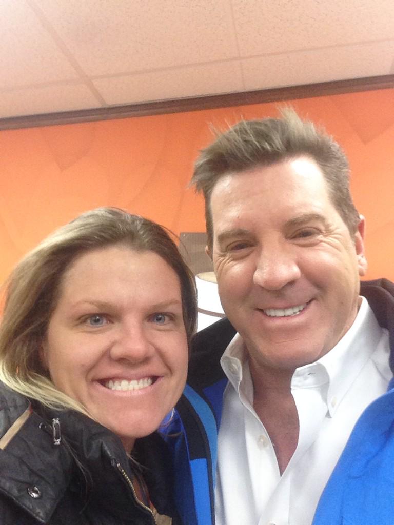 Sarahmom2's tweet photo. @ericbolling nice to meet you again this morning!! http://t.co/4EyswW0vK7