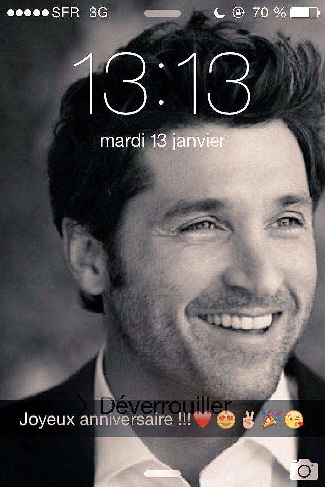 MeliiGwaGwa's tweet image. Le jour de l'anniversaire de ma bouille d'amour @PatrickDempsey !!❤️😍☺️#MaPerfection #IloveYou 💖 #MaVie #MyDream😘👉💍😍