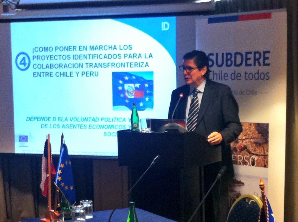 proyectored's tweet photo. Jaime del Castillo (Infyde) hablando de los resultados del Diálogo de Cooperación entre Chile, Perú y la UE http://t.co/S5yIP9BffQ