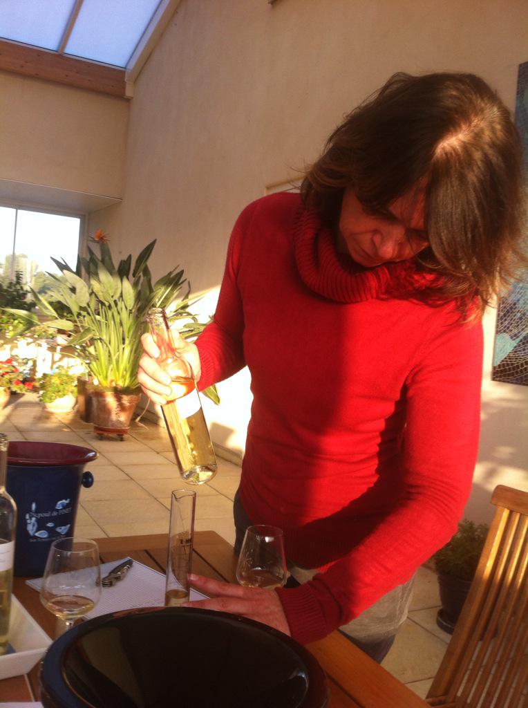 With Claude Jourdan <a href="/felinesjourdan/">Jourdan Claude</a> blending whites for <a href="/TheWineSociety/">The Wine Society</a> . Gorgeous 2014 Picpoul de Pinet, now aoc