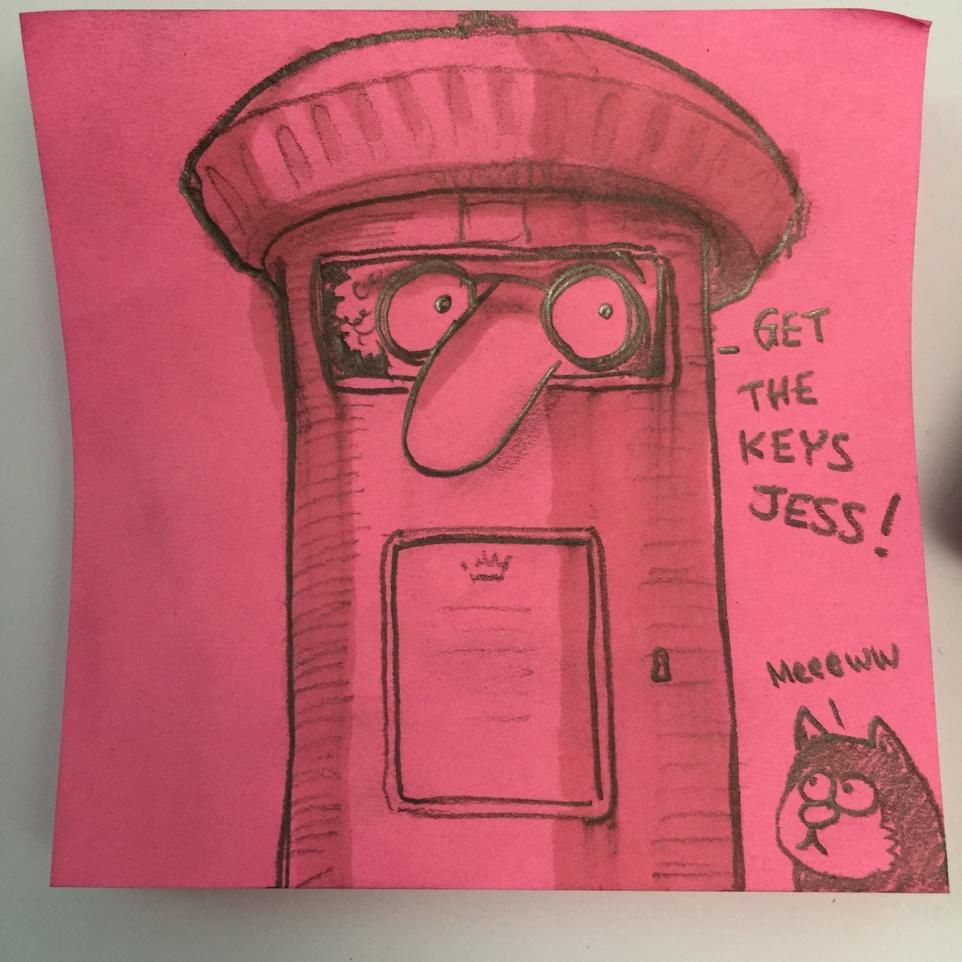 Even <a href="/PostmanPat/">Postman Pat</a> can have a tough day! <a href="/PostTwitNotes/">Post Twit Notes</a> #postitmanpat